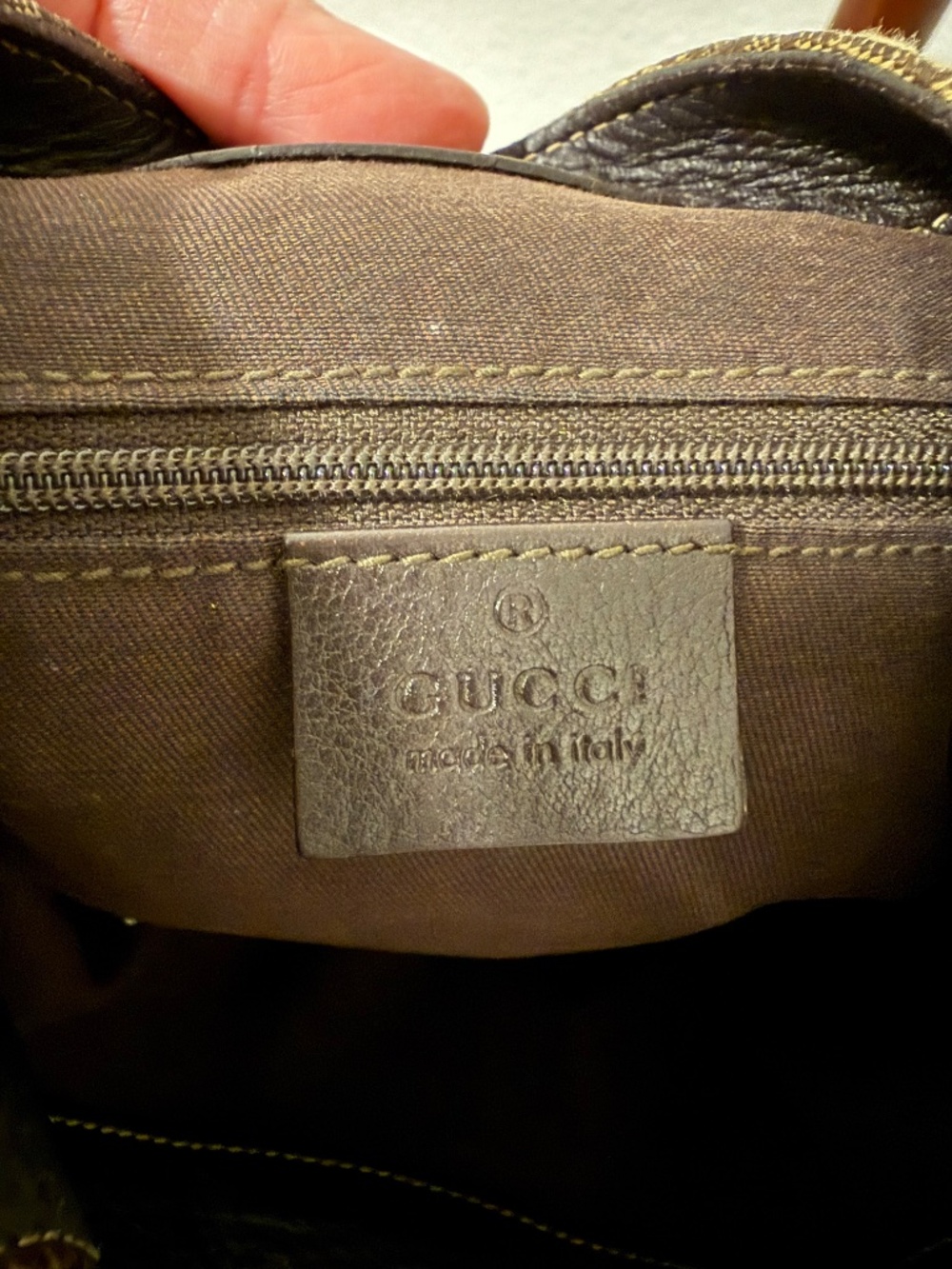 Gucci New Ladies Web GG Canvas Large Hobo Bag 211933 Brown Beige Vintage - Picture 4 of 8